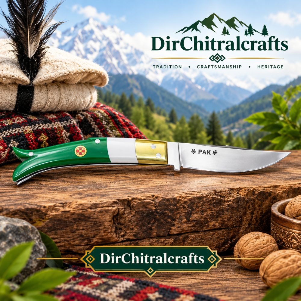 Pakistani Flag pocket knife